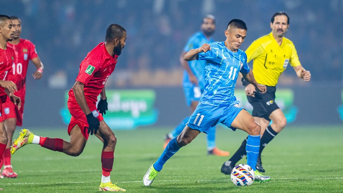 Sunil Chhetri India vs Bangladesh, AFC Asian Cup qualifying game