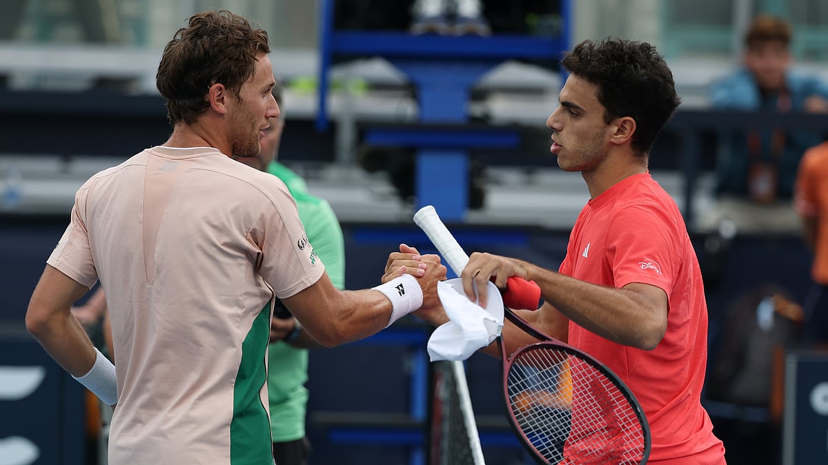 Casper Ruud was beaten by Francisco Cerundolo