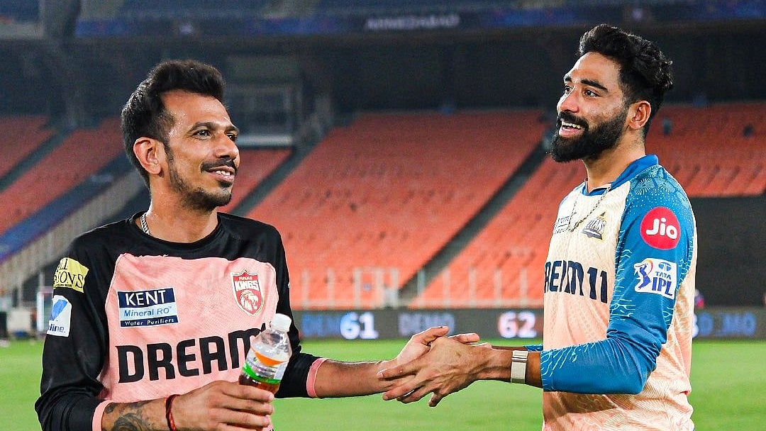 Yuzvendra Chahal and Mohammed Siraj