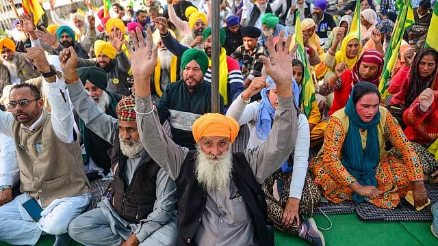 PTI : Farmers protest in Punjab (Representational Image)
