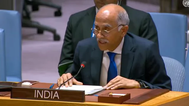 Indias Permanent Representative to the UN Parvathaneni Harish.