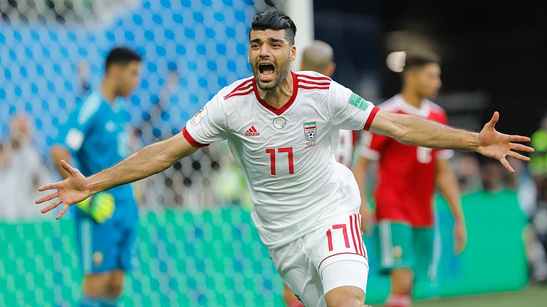 Mehdi Taremi scored twice for Iran on Tuesday - null