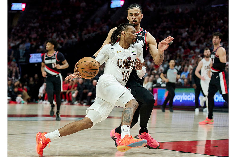 NBA Cleveland Cavaliers vs Portland Trail Blazers Basketball game: Darius Garland 