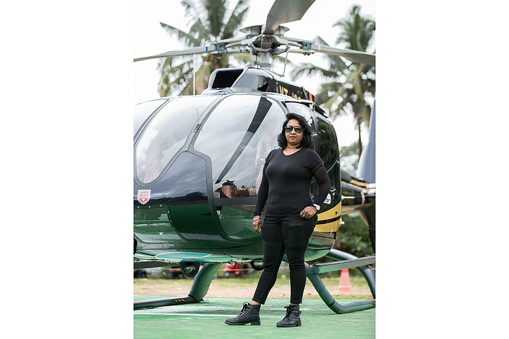 Female bouncer Anu Kunjumon