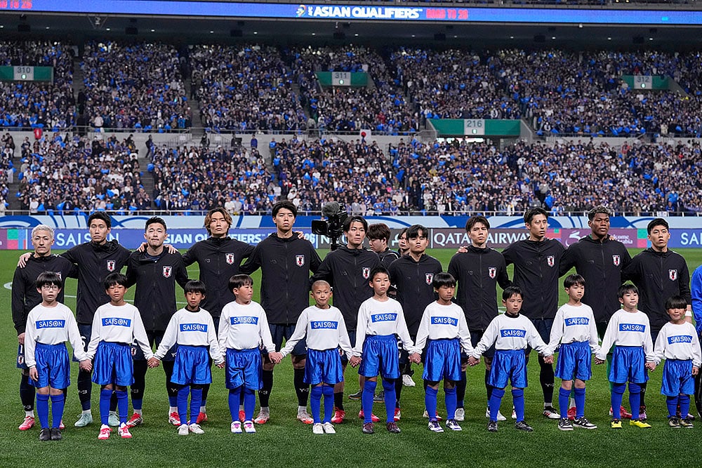 FIFA World Cup 2026 group A Qualifiers Japan vs Saudi Arabia WCup Soccer: Japan team
