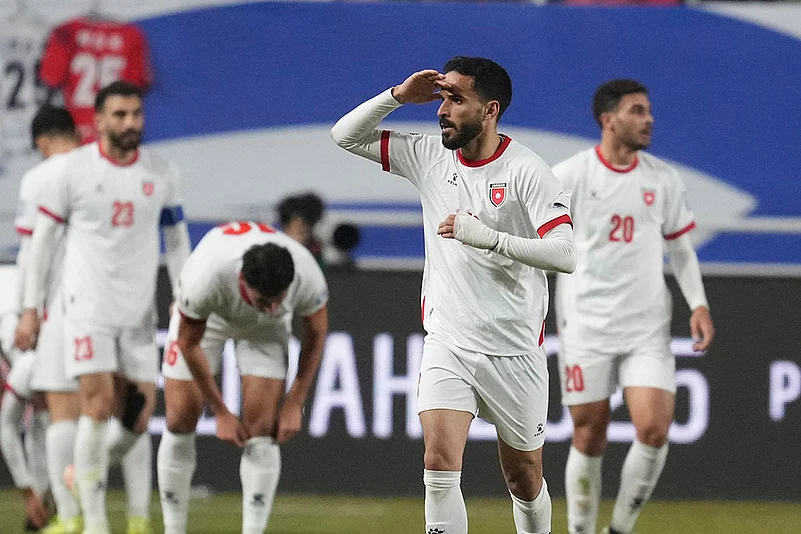 FIFA World Cup 2026 group A Qualifiers South Korea vs Jordan South WCup Soccer: Mahmoud Almardi