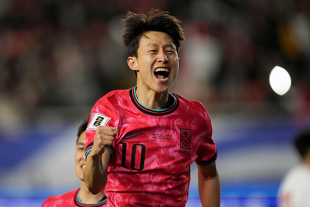 FIFA World Cup 2026 group A Qualifiers South Korea vs Jordan South WCup Soccer: Lee Jae-sung