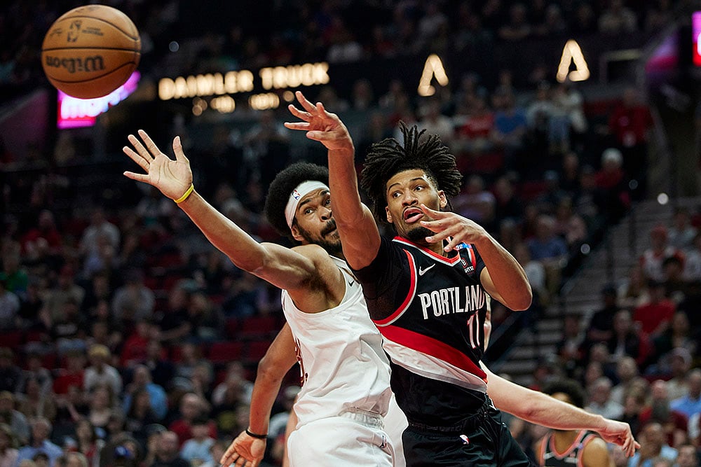 NBA Cleveland Cavaliers vs Portland Trail Blazers Basketball game: Shaedon Sharpe