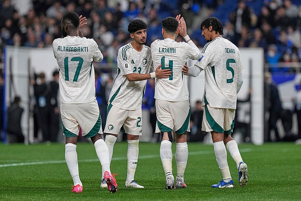 FIFA World Cup 2026 group A Qualifiers Japan vs Saudi Arabia WCup Soccer: Nawaf Bu Washl