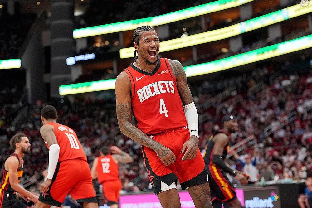 NBA Atlanta Hawks vs Houston Rockets Basketball game: Jalen Green