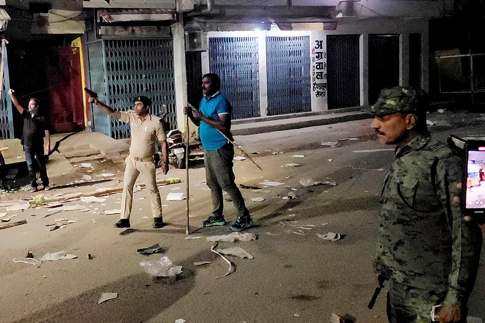 | Photo: PTI : Clashes in Hazaribagh