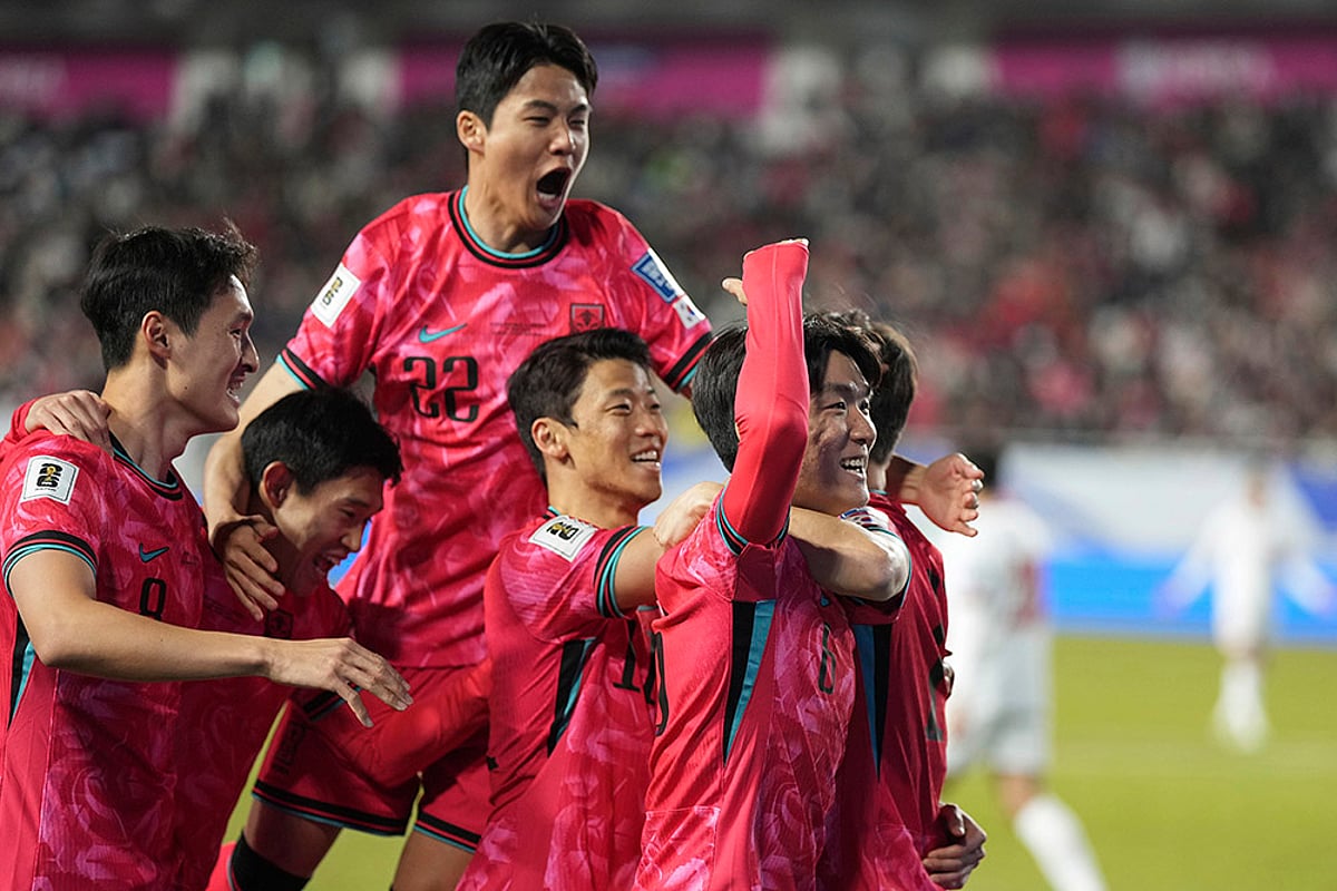 FIFA World Cup 2026 group A Qualifiers South Korea vs Jordan South WCup Soccer pics