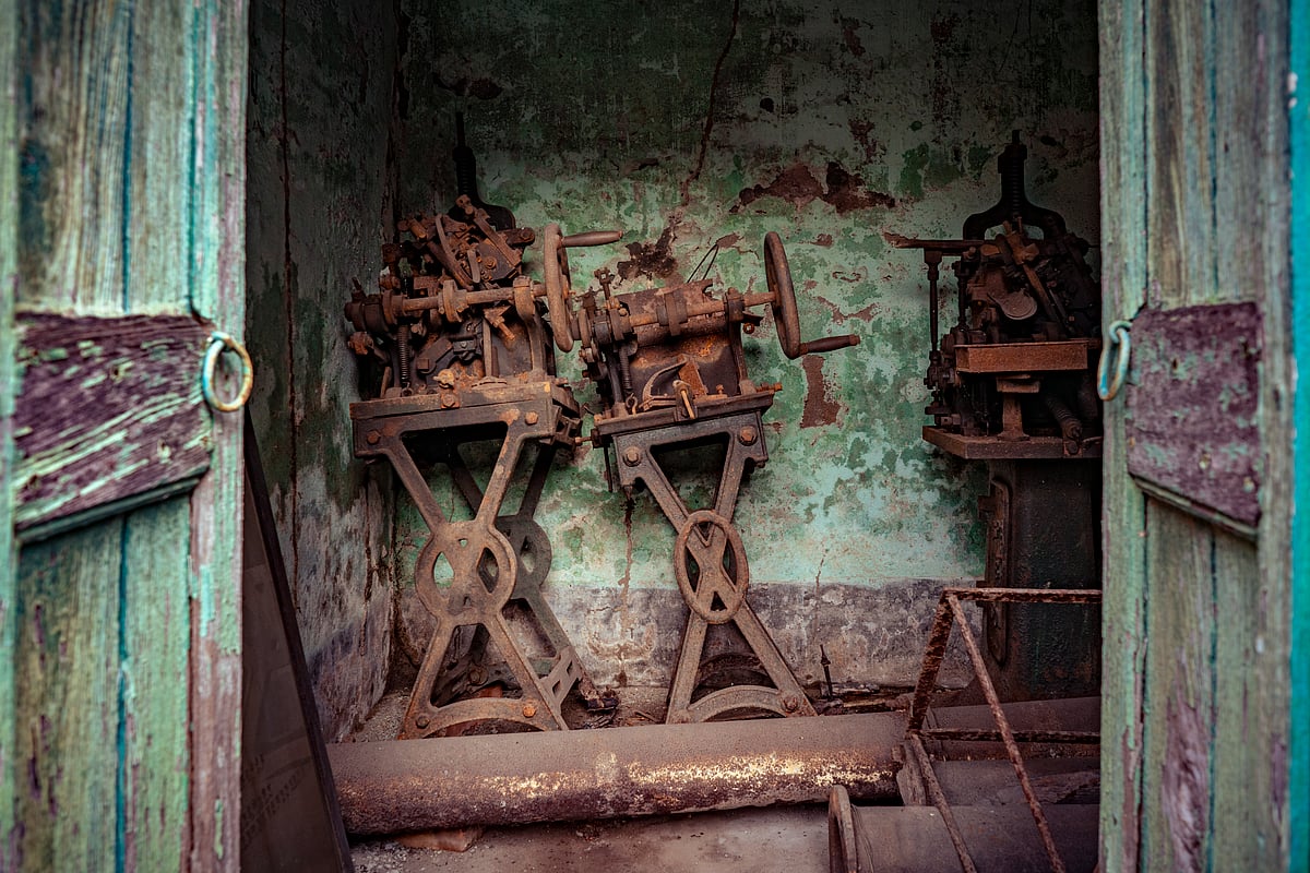 Old Printing Machine