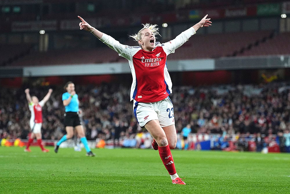 Womens Champions League, quarter-final, second leg Arsenal vs Real Madrid: Alessia Russo