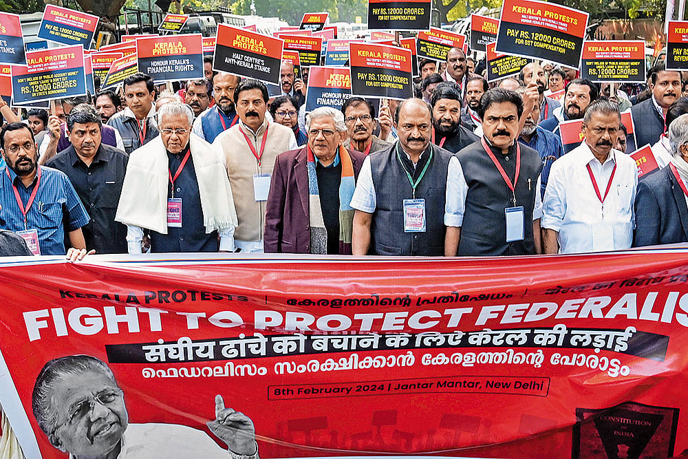 The South Problem: Prominent leaders protesting against Centre’s partiality in fund allocation  - | Photo: Getty Images