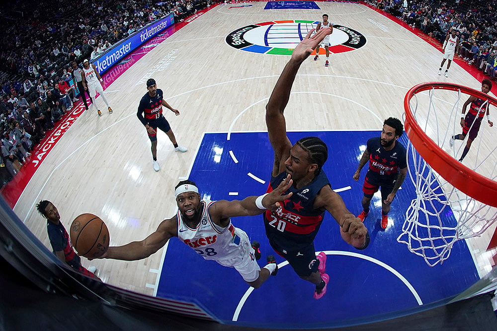 | Photo: AP/Matt Slocum : NBA 2024-25: Washington Wizards vs Philadelphia 76ers