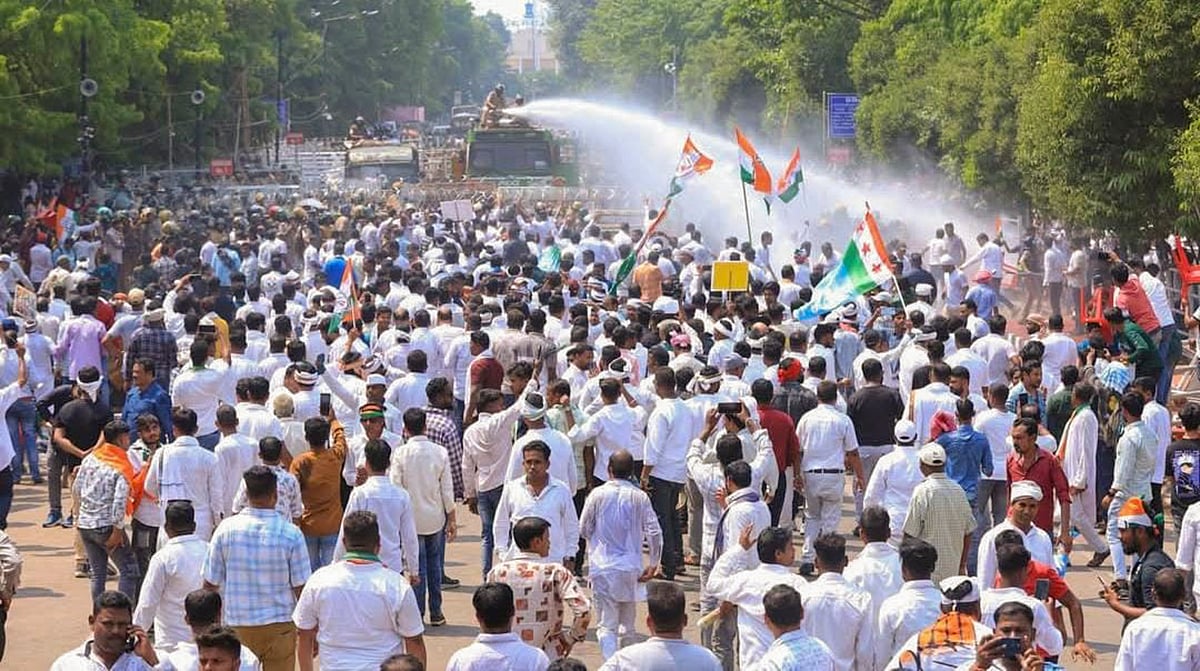 Odisha Congress protest