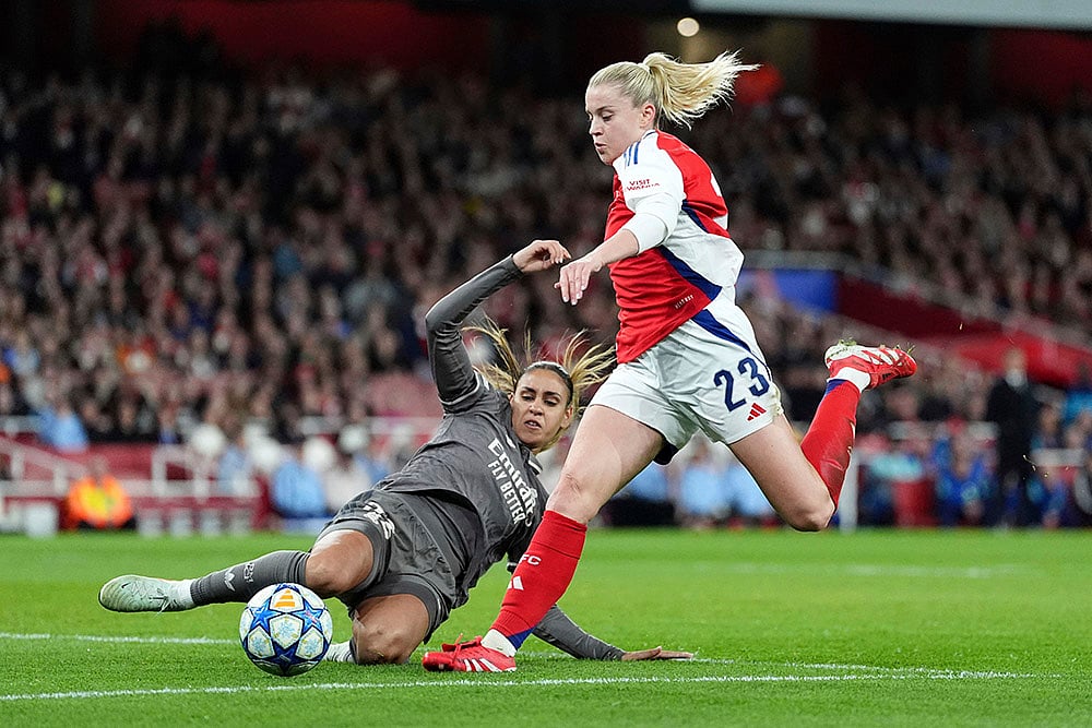 Womens Champions League, quarter-final, second leg Arsenal vs Real Madrid: Alessia Russo