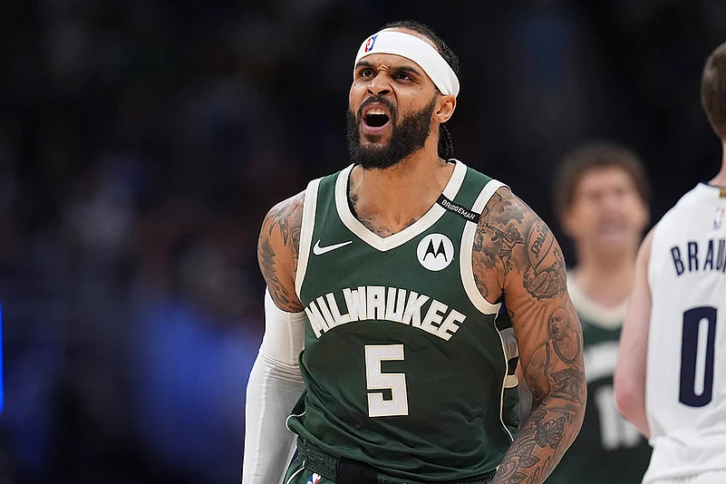 NBA basketball 2024-25 Milwaukee Bucks vs Denver Nuggets: Gary Trent Jr.