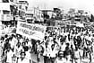 Delimitation Threatens Both NDA and Non-NDA Parties | File Photo : Language of Protest: An anti-Hindi march in Tamil Nadu in 1965