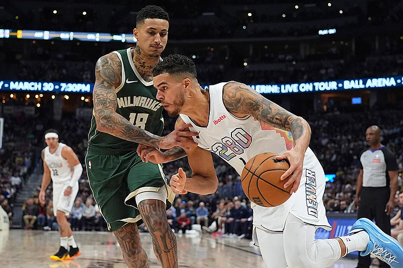 NBA basketball 2024-25 Milwaukee Bucks vs Denver Nuggets: Michael Porter Jr.