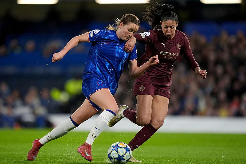 Britain Soccer Womens Champions League: FC Chelsea vs Manchester City