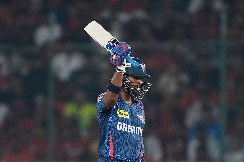 Indian Premier League: SRH vs LSG - Nicholas Pooran fifty celebration 
