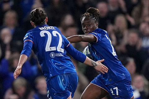 Britain Soccer Women's Champions League: FC Chelsea vs Manchester City