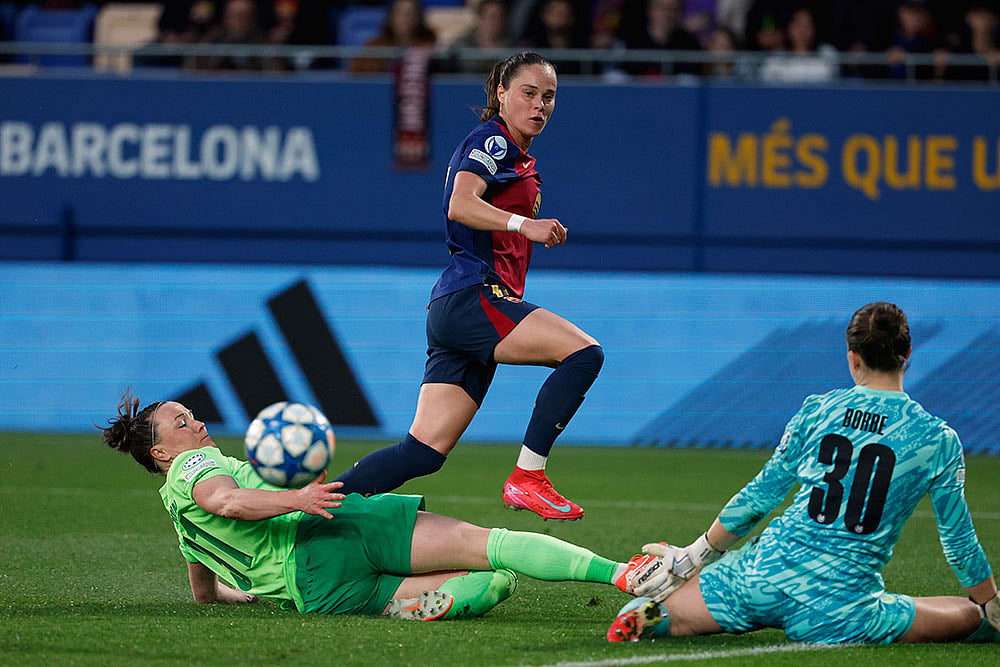 Spain Soccer Womens Champions League: FC Barcelona and VfL Wolfsburg