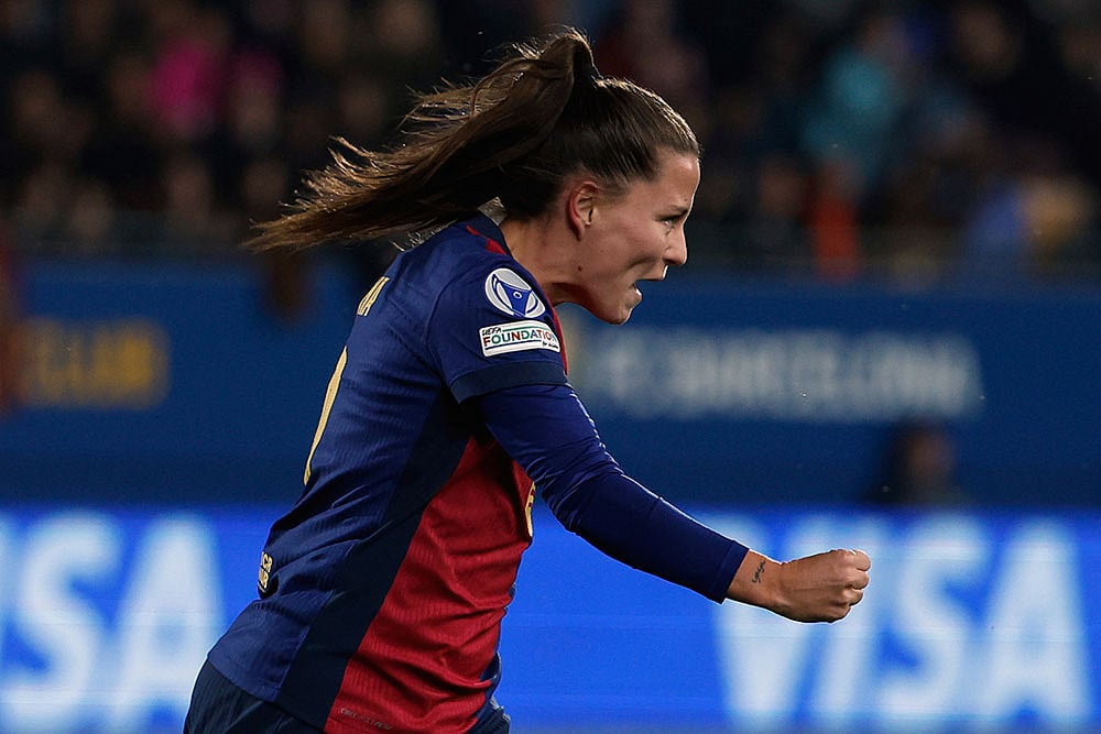 UEFA Womens Champions League: FC Barcelona and VfL Wolfsburg
