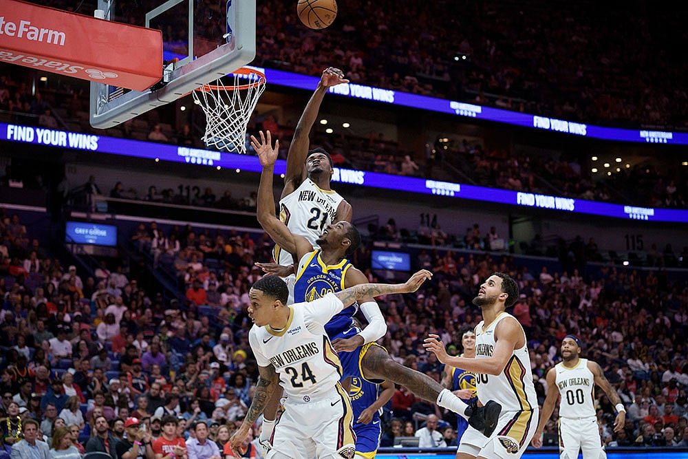NBA Basketball: New Orleans Pelicans vs Golden State Warriors