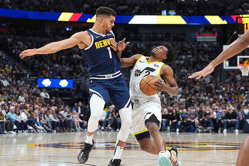 NBA Basketball Game: Utah Jazz vs Denver Nuggets