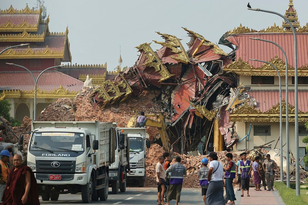 AP : Myanmar Earthquake