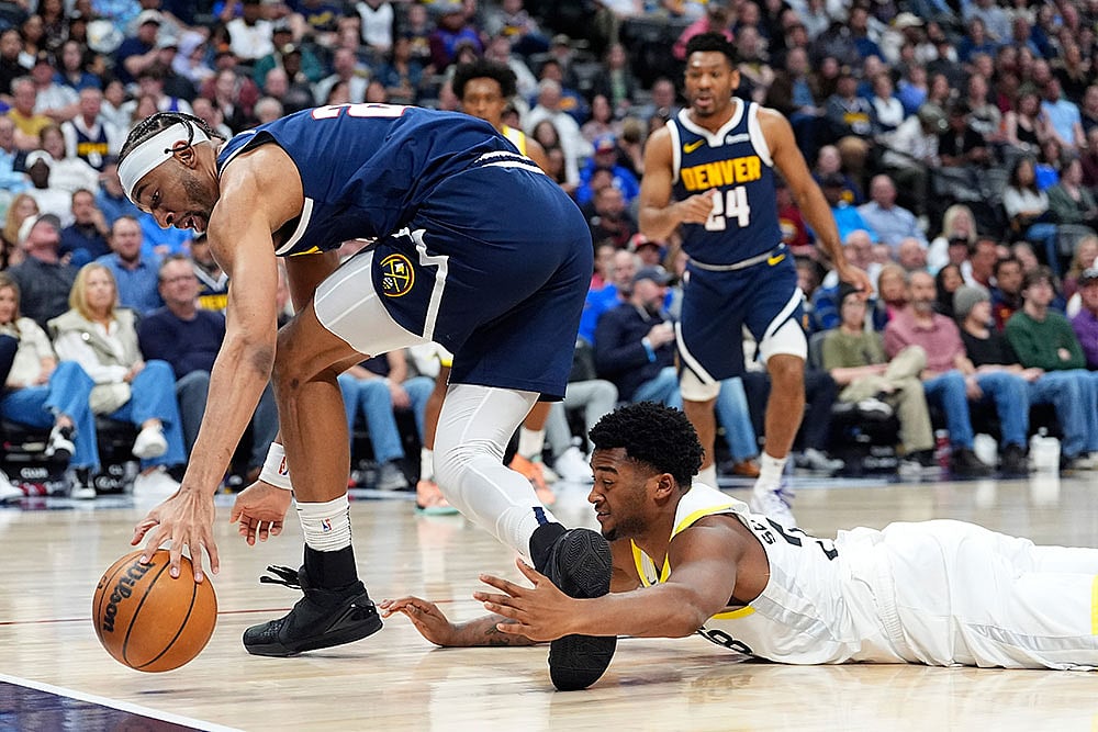 NBA Basketball Game: Denver Nuggets vs Utah Jazz