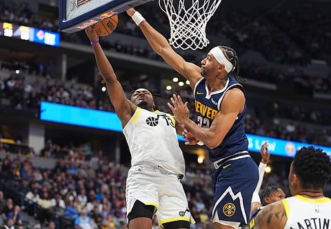 Basketball: Denver Nuggets vs Utah Jazz