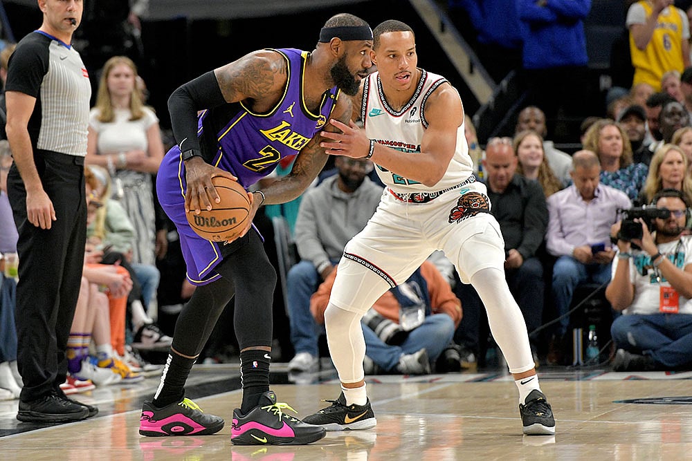 Lakers Grizzlies Basketball
