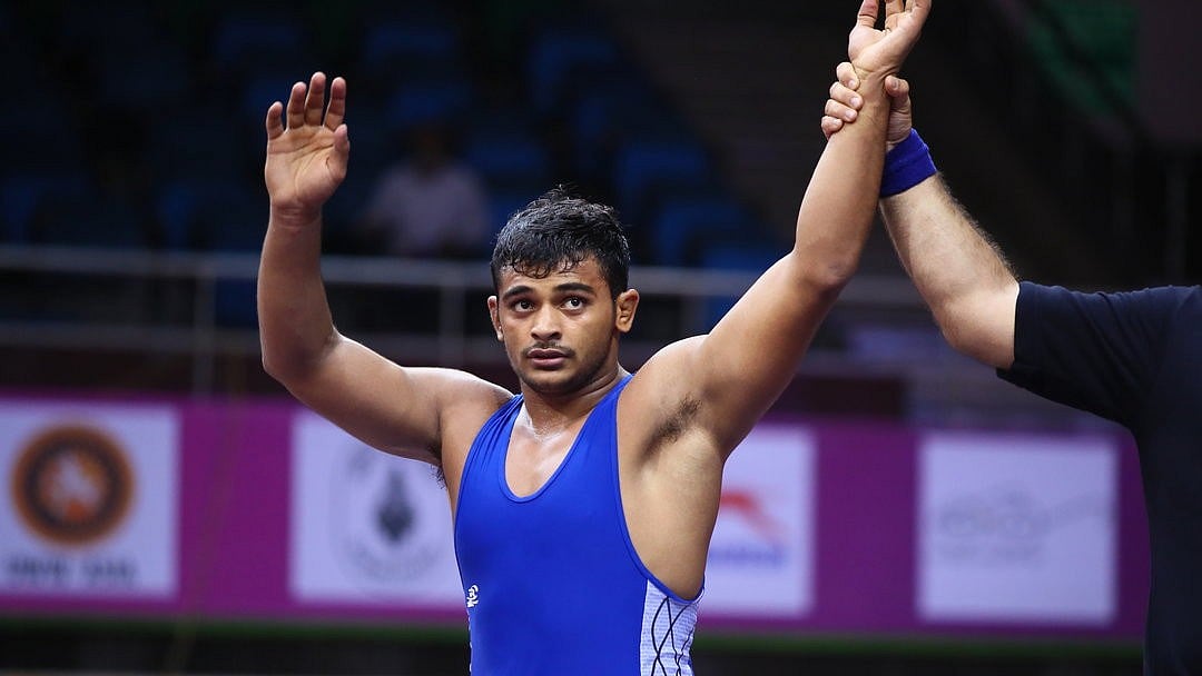 Indian wrestler Deepak Punia. - Photo: X | India All Sports