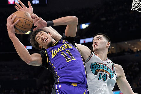 Basketball: Memphis Grizzlies vs Los Angeles Lakers