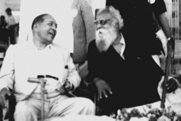 Dr Ambedkar with Periyar