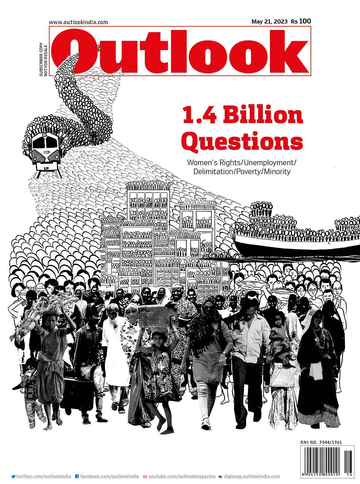 Outlook cover '1.4 billion questions'