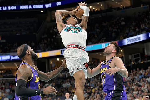 NBA Basketball: Los Angeles Lakers vs Memphis Grizzlies