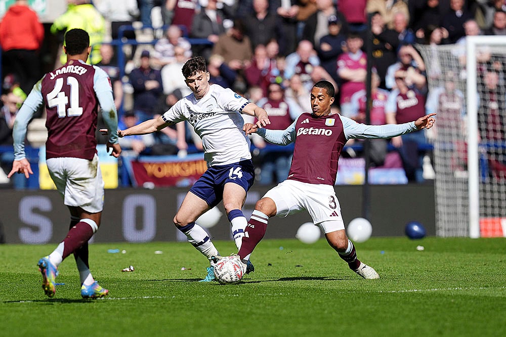 Britain Soccer FA Cup Preston North End vs Aston Villa:  Jordan Storey