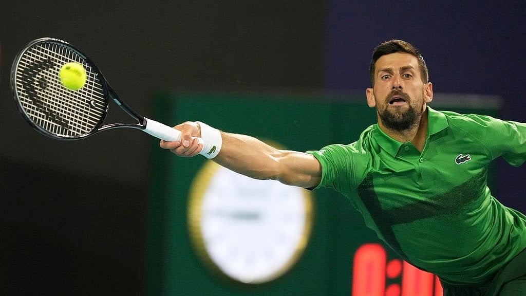 AP/Rebecca Blackwell : Novak Djokovic will make his clay debut against Alejandro Tabilo.