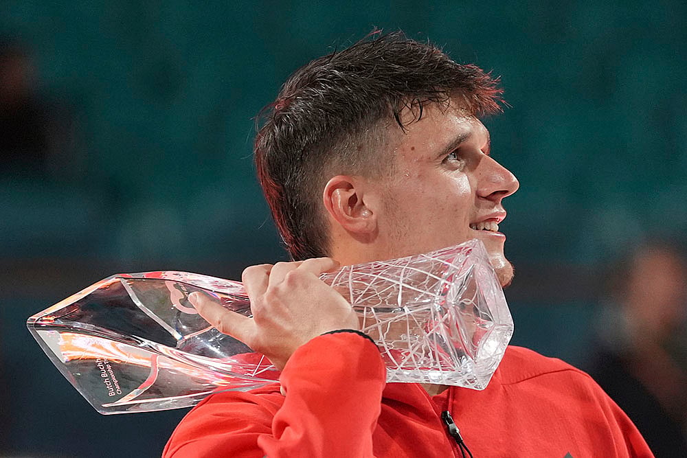 | Photo: AP/Rebecca Blackwell : Miami Open Final: Jakub Mensik vs Novak Djokovic