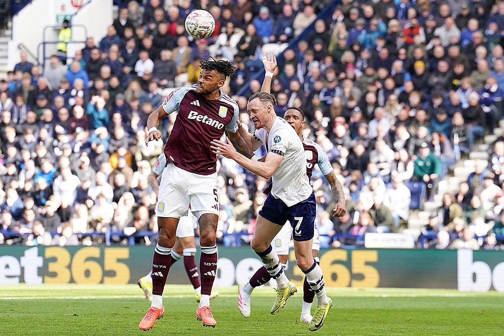Britain Soccer FA Cup Preston North End vs Aston Villa: Tyrone Mings