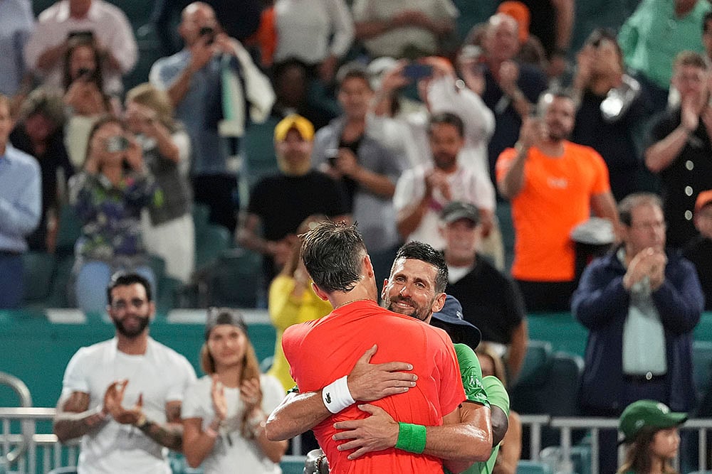 Miami Open tennis 2025 final Jakub Mensik vs Novak Djokovic: 3