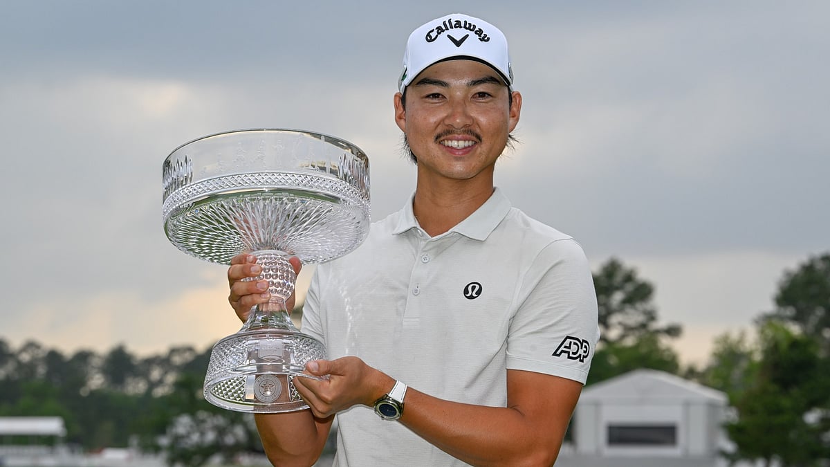 Houston Open champion Min Woo Lee.