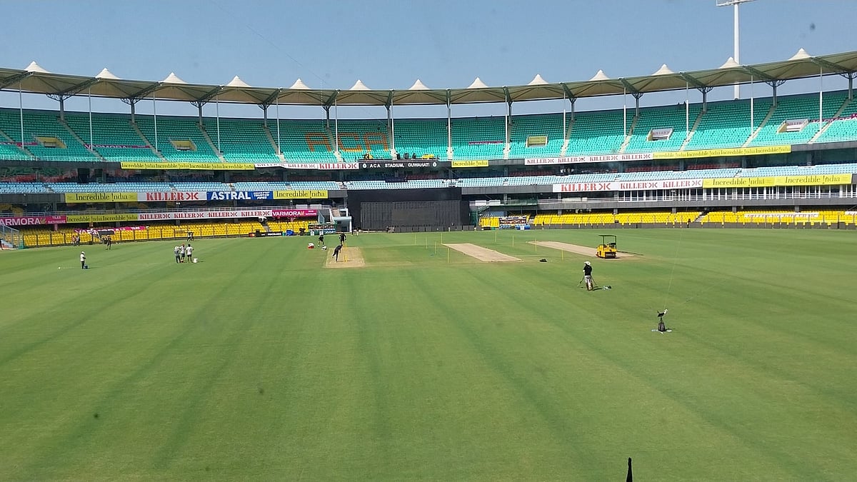 Photo: File : Barsapara Cricket Stadium in Assam's Guwahati
