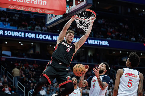 NBA Basketball: Washington Wizards vs Miami Heat