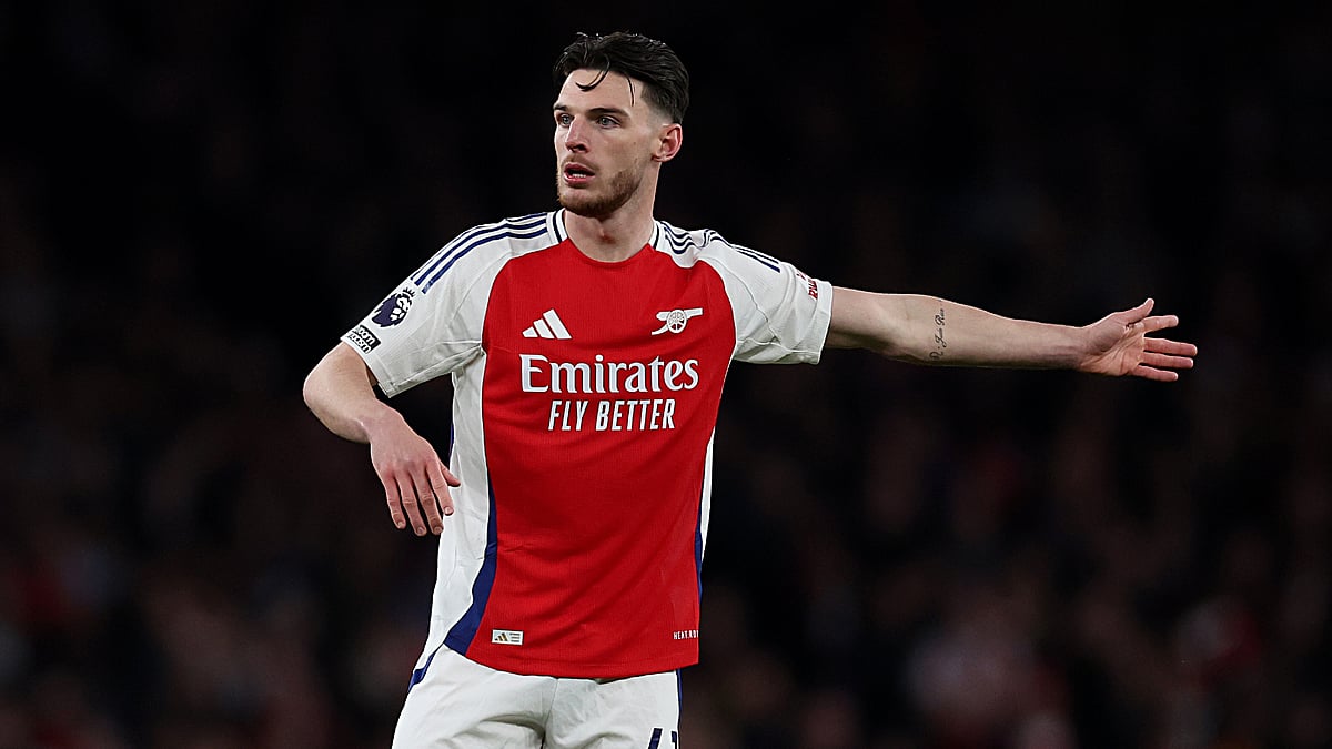 Arsenal midfielder Declan Rice